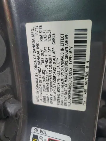 2013 HONDA CR-V EX  