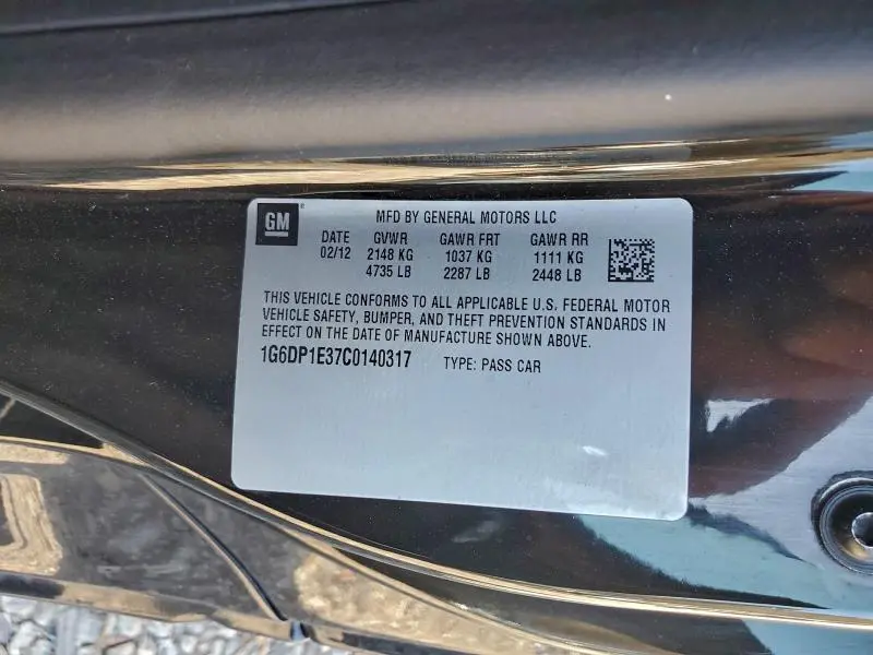 2012 CADILLAC CTS PREMIUM COLLECTION  