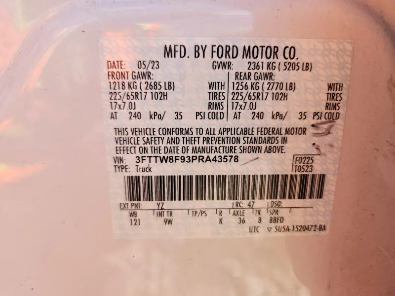 2023 FORD MAVERICK XL  