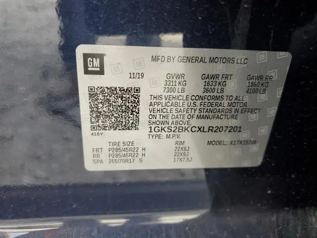 2020 GMC YUKON SLT  