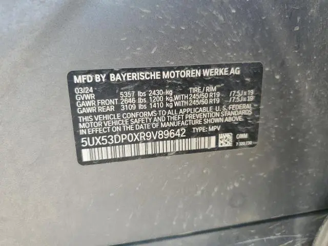 2024 BMW X3 XDRIVE30I  