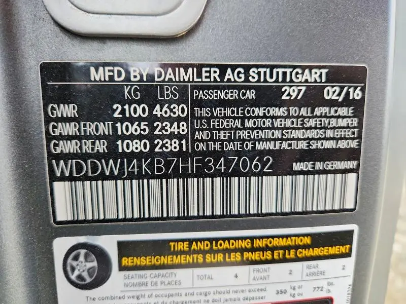 2017 MERCEDES-BENZ C 300 4MATIC  