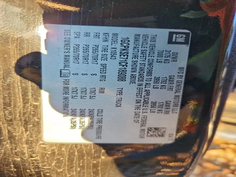 2012 CHEVROLET SILVERADO K1500 LT  