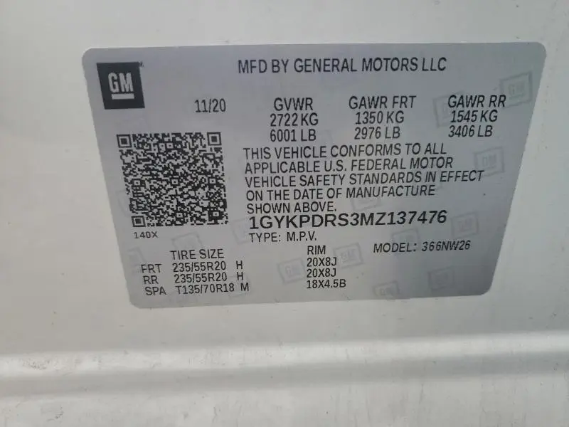 2021 CADILLAC XT6 PREMIUM LUXURY  