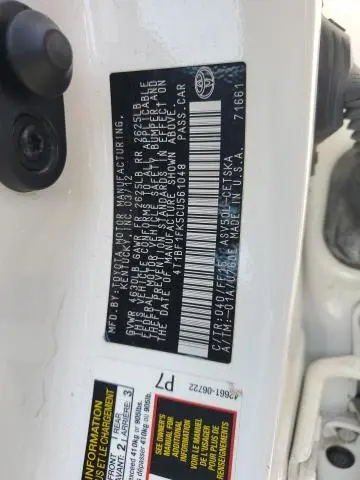 2012 TOYOTA CAMRY BASE