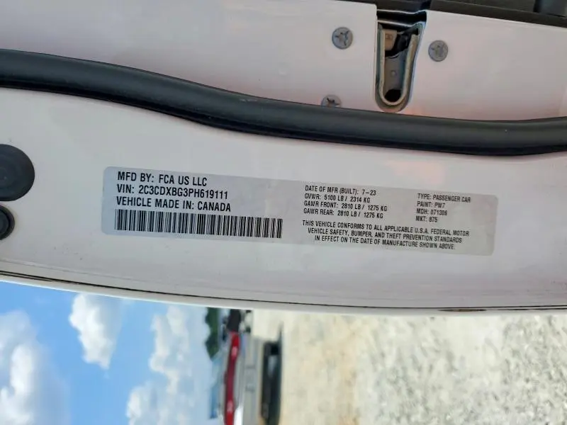 2023 DODGE CHARGER SXT  