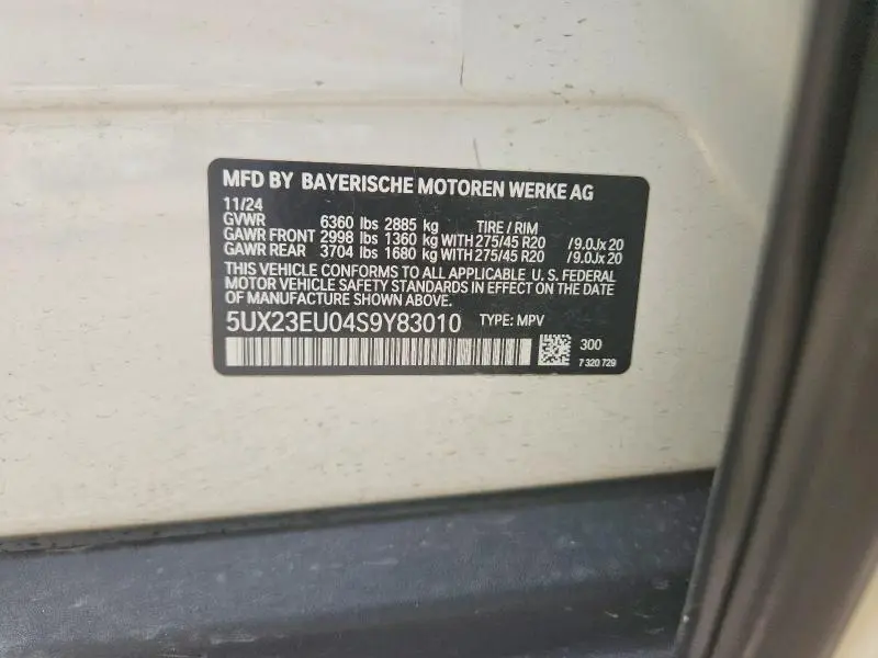2025 BMW X5 XDRIVE40I  