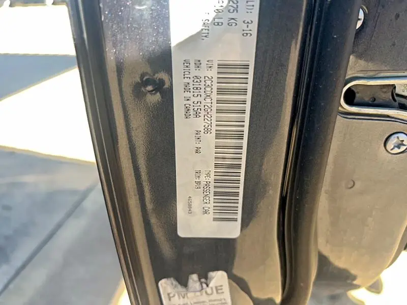 2016 DODGE CHARGER R/T  