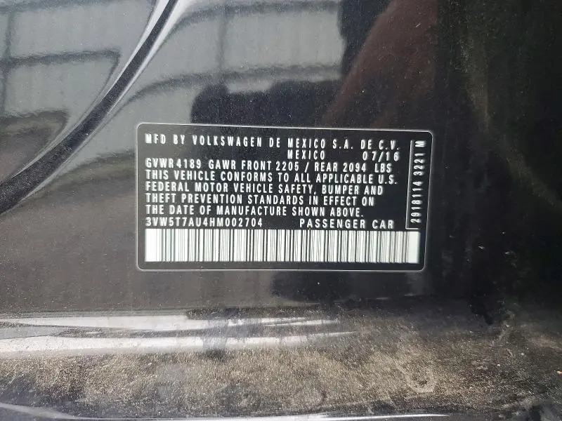 2017 VOLKSWAGEN GTI S  