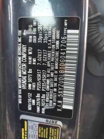 2013 HYUNDAI SANTA FE SPORT   