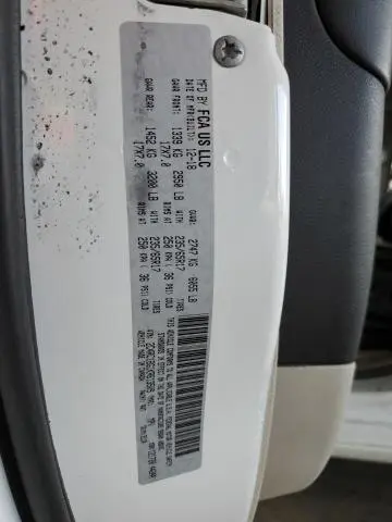 2019 CHRYSLER PACIFICA TOURING L  