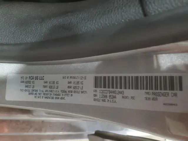 2017 CHRYSLER 200 LX  