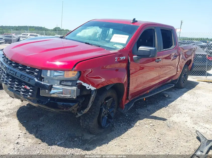 2021 CHEVROLET SILVERADO 1500 4WD  SHORT BED CUSTOM TRAIL BOSS