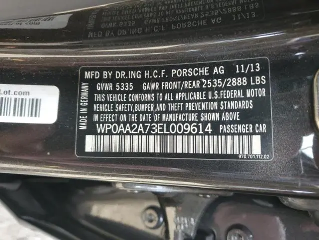 2014 PORSCHE PANAMERA 2  