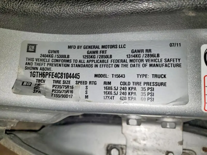 2012 GMC CANYON SLE-2  