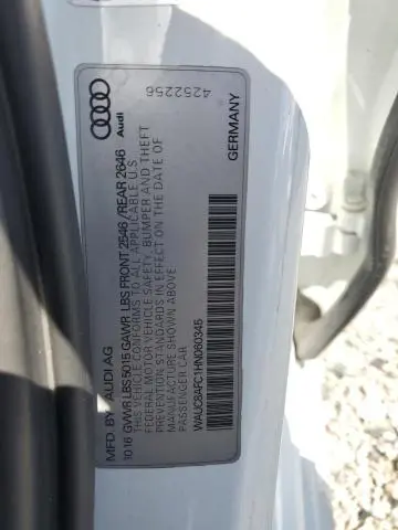 2017 AUDI A6 PREMIUM  