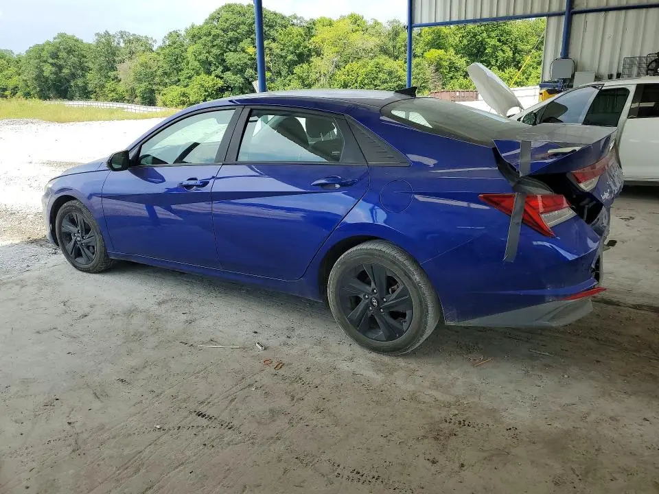 2022 HYUNDAI ELANTRA BLUE  