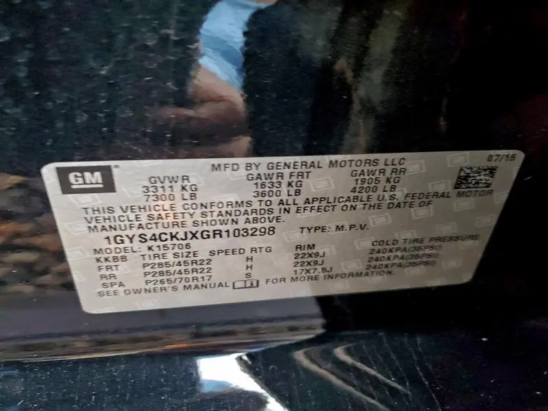 2016 CADILLAC ESCALADE PREMIUM  