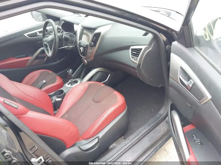 2012 HYUNDAI VELOSTER BASE W/RED/BLACK