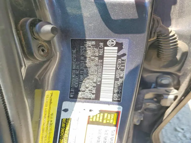2013 TOYOTA CAMRY SE  