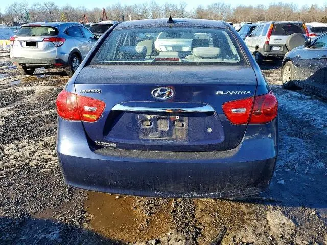 2010 HYUNDAI ELANTRA BLUE  
