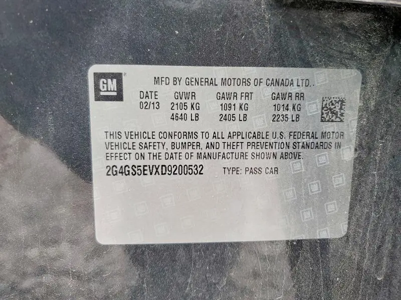 2013 BUICK REGAL PREMIUM  