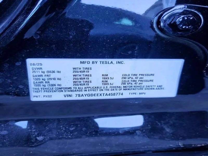 2026 TESLA MODEL Y   