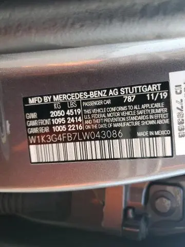 2020 MERCEDES-BENZ A 220 4MATIC  