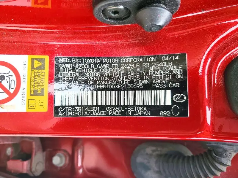 2014 LEXUS ES 350 BASE  