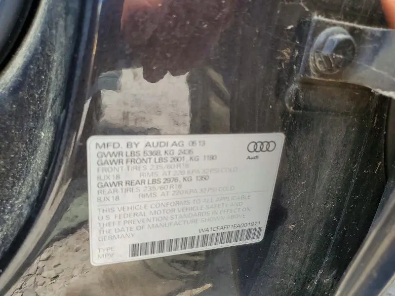 2014 AUDI Q5 PREMIUM  