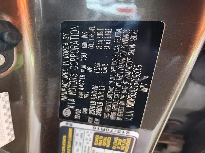 2011 KIA SPORTAGE BASE  