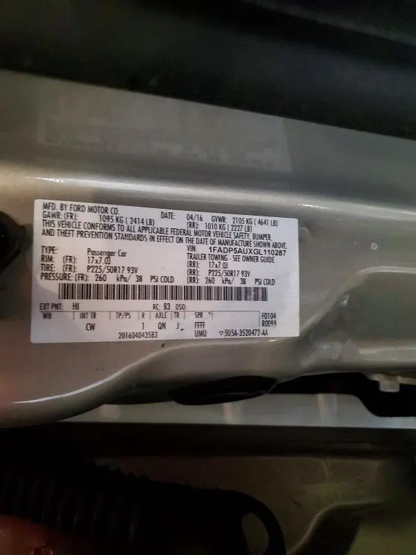 2016 FORD C-MAX SE  