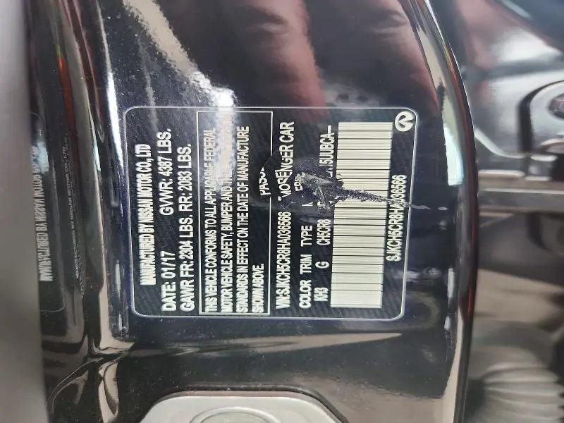2017 INFINITI QX30 PREMIUM  