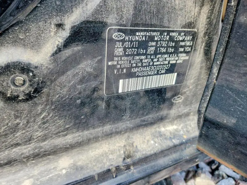2012 HYUNDAI ELANTRA GLS  