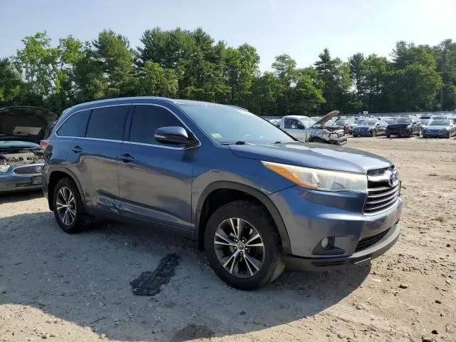 2016 TOYOTA HIGHLANDER XLE  