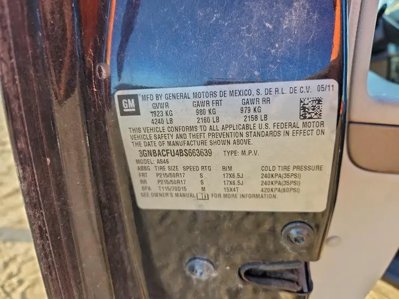 2011 CHEVROLET HHR LT  