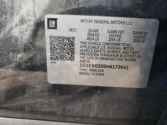 2017 CHEVROLET BOLT EV PREMIER  