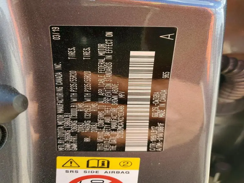 2019 LEXUS RX 350 BASE  