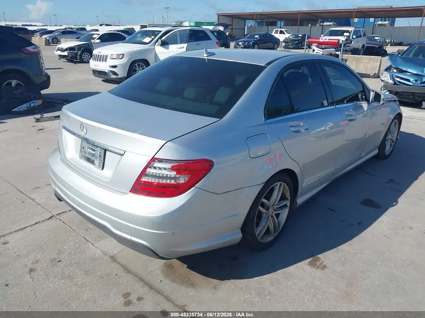 2012 MERCEDES-BENZ C 250 SPORT
