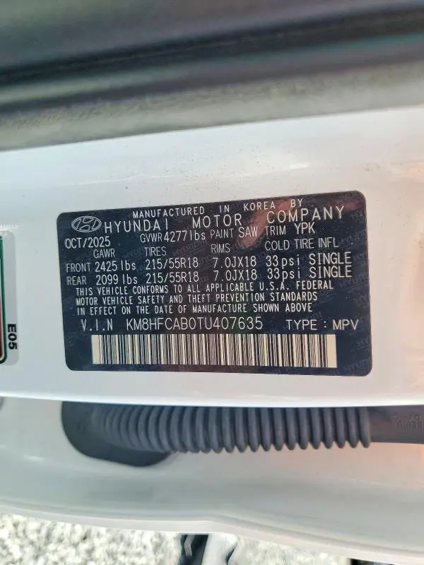 2026 HYUNDAI KONA SEL SPORT  