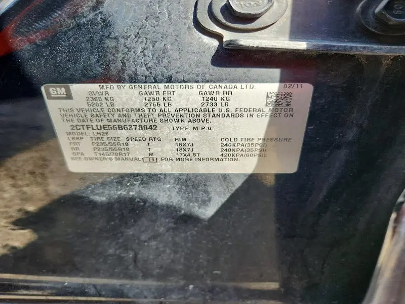 2011 GMC TERRAIN SLT  