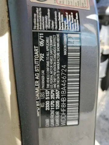 2011 MERCEDES-BENZ E 350 4MATIC  