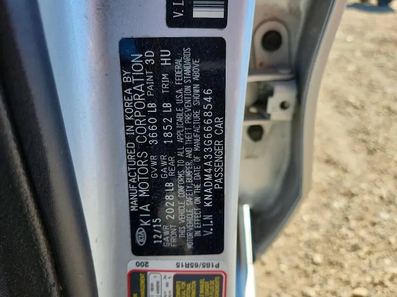 2016 KIA RIO LX  