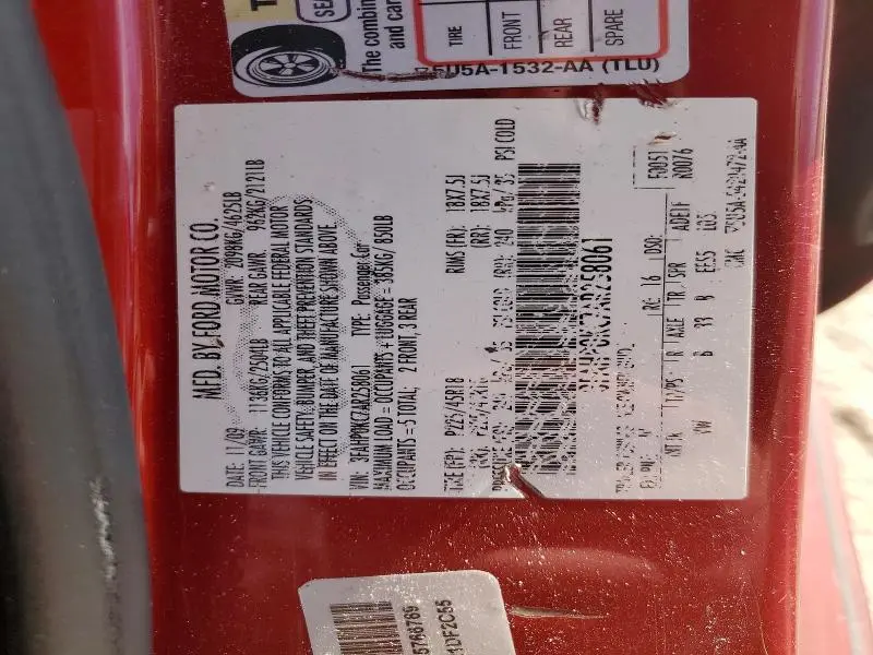 2010 FORD FUSION SPORT  