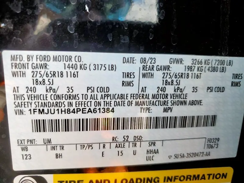 2023 FORD EXPEDITION XLT  