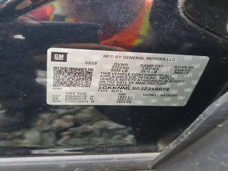2018 GMC ACADIA SLT-1  