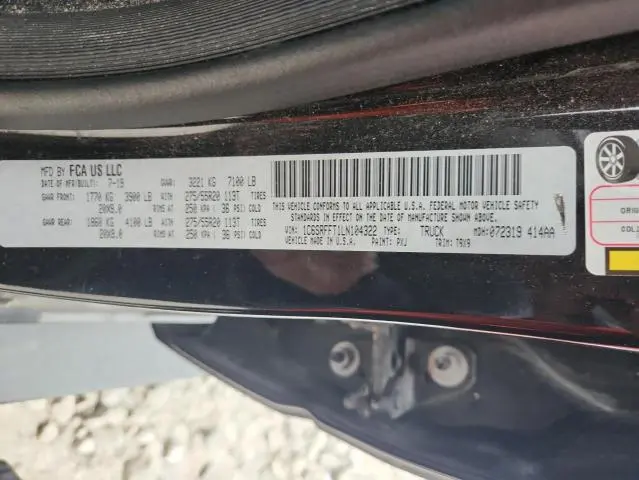 2020 RAM 1500 BIG HORN/LONE STAR  