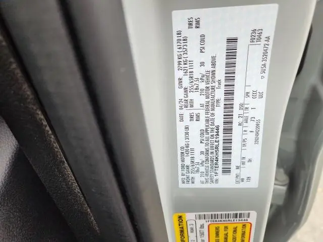 2024 FORD RANGER LARIAT  