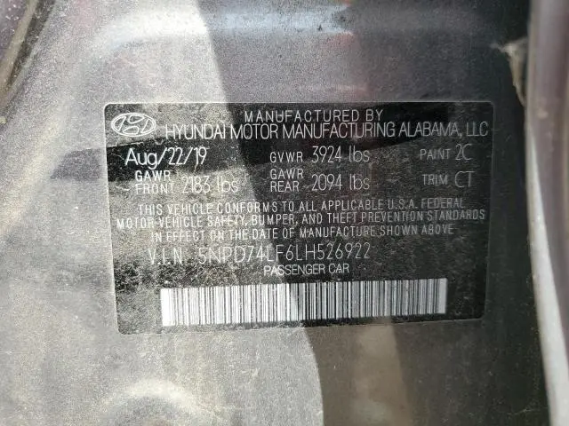 2020 HYUNDAI ELANTRA SE