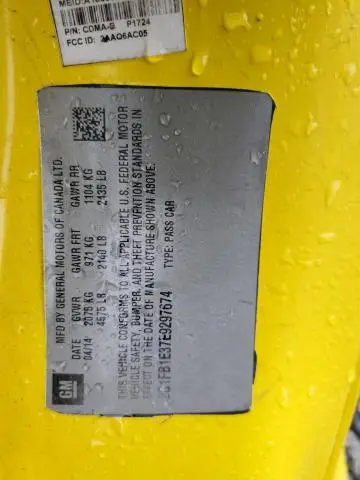 2014 CHEVROLET CAMARO LT